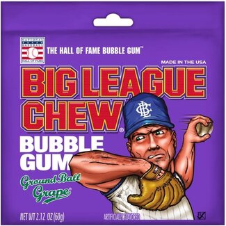 Big League Chew Big League Chew Grape, 2.12 oz, 12 ct
