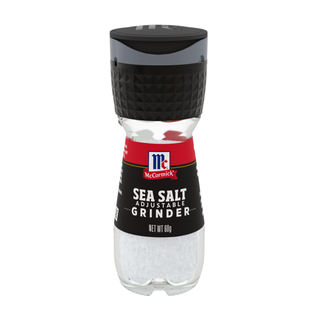 McCormick Sea Salt with Grinder, 2.12 oz
