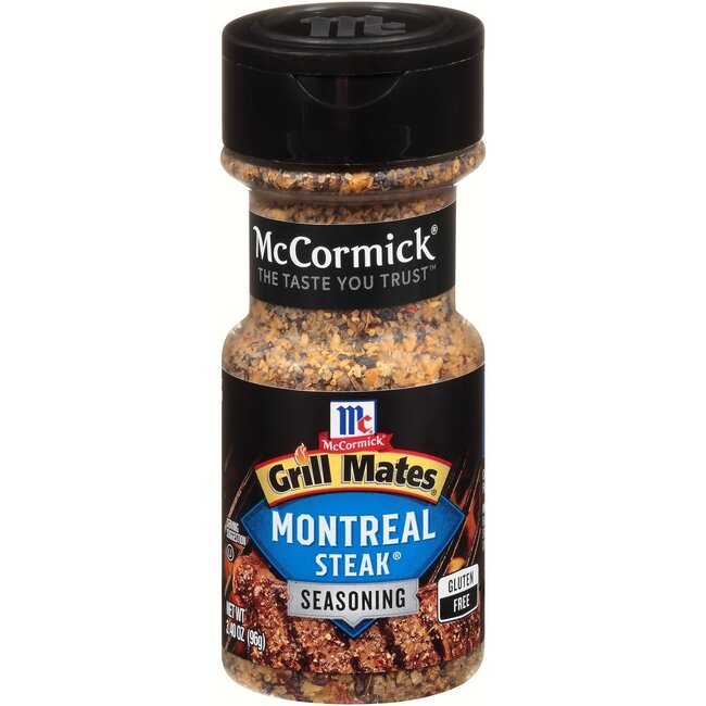 McCormick Montreal Steak Seasoning, 3.4 oz, 6 ct