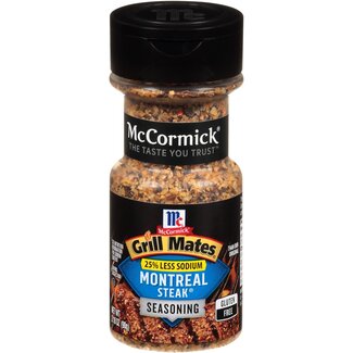 Mccormick McCormick Montreal Steak Seasoning 25% Less Sodium, 3.18 oz