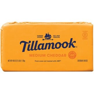 Tillamook Tillamook Medium Cheddar Cheese, 2.5 lb
