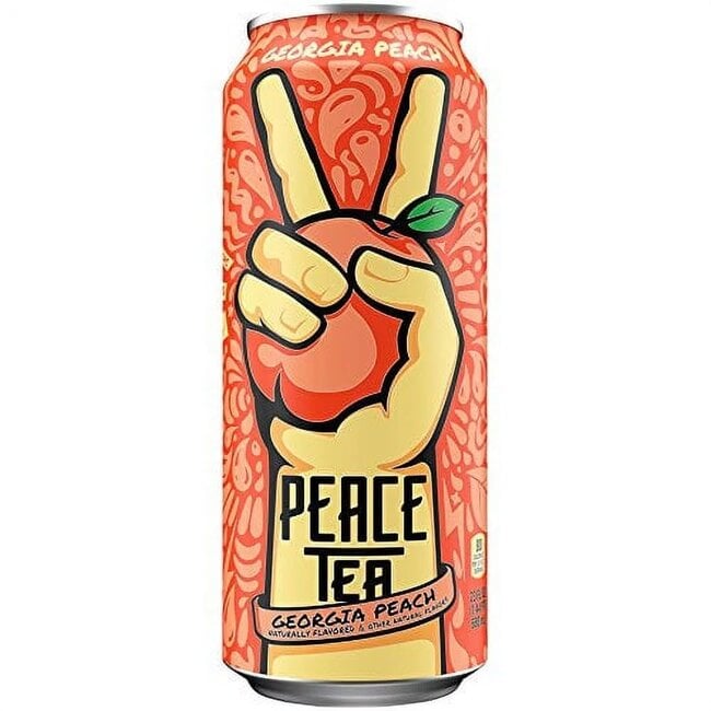 Peace Tea Georgia Peach, 16 oz, 24 ct