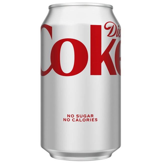 Coke Diet, 12 oz, 24 ct