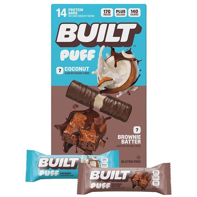 Built Puff Protein Bars Varierty, 1.41 oz, 14 ct