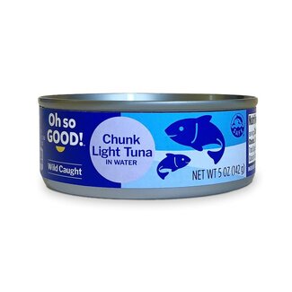 Oh So Good! Oh So Good! Chunk Light Tuna In Water, 5 oz, 6 ct, (Pack of 8)
