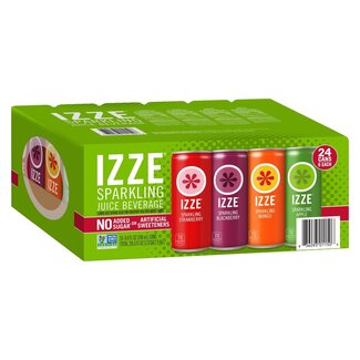 Izze Izze Sparkling Juice Beverage Variety Pack, 8.4 oz, 24 ct