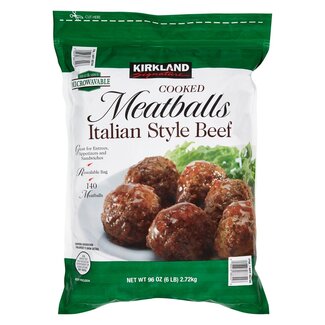 Kirkland Signature Kirkland Signature Meatballs Italian Style Beef, 6 lb