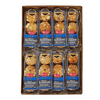 The Worthy Crumb The Worthy Crumb Mini Muffins Blueberry, 2.6 oz, 16 ct