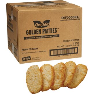 Ore-Ida Ore-Ida Golden Hash Brown Patties, 2.8 lb, 6 ct