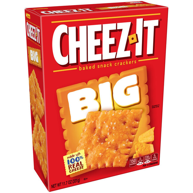 Cheez-It Big Cheddar, 11.7 oz, 12 ct