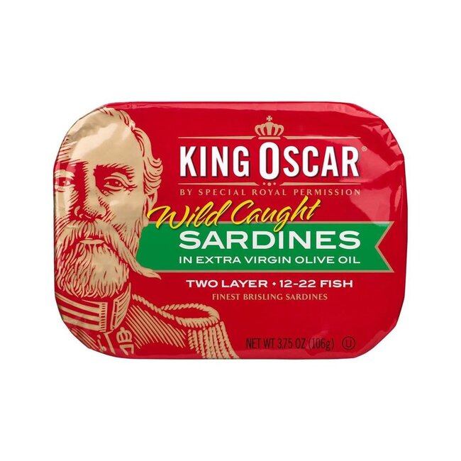 King Oscar Brisling Sardines, 3.75 oz