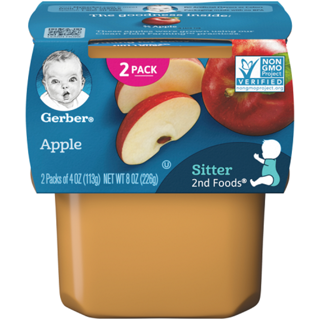 Gerber 2nd Foods Apple, 8 oz