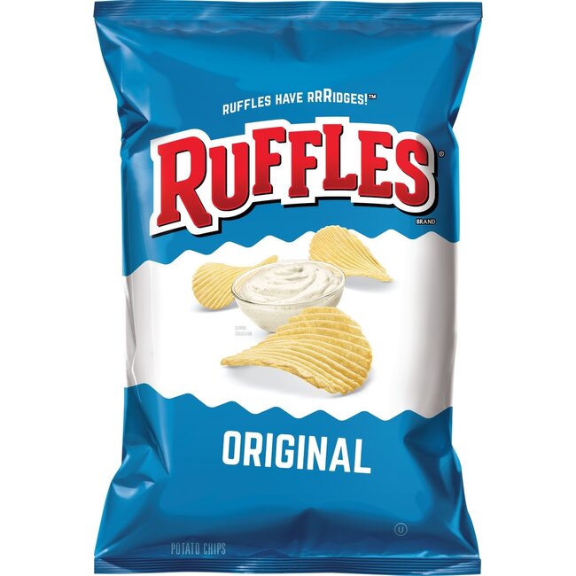 Ruffles Potato Chips Original, 28 oz