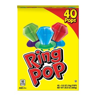Bazooka Bazooka Ring Pops Variety Pack, 40 ct