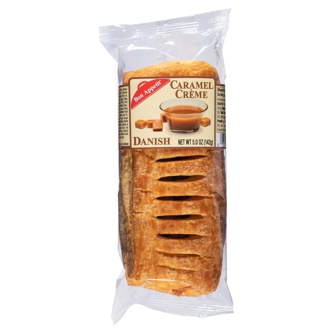 Bon Appetit Danish Caramel Creme, 5 oz, 8 ct