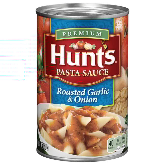 Hunt's Premium Roasted Garlic & Herb Pasta Sauce, 24 oz, 12 ct