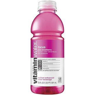 Vitamin Water Vitamin Water Focus Kiwi Strawberry, 20 oz, 12 ct