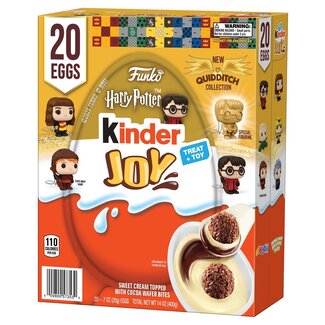 Kinder Kinder Joy Eggs Funko Harry Potter Quidditch Treat and Toy, 0.7 oz, 20 ct
