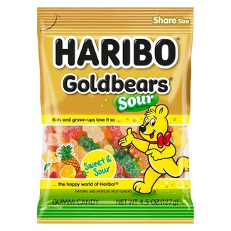 Haribo Haribo Goldbears Gummi Candy Sour, 4.5 oz, 12 ct