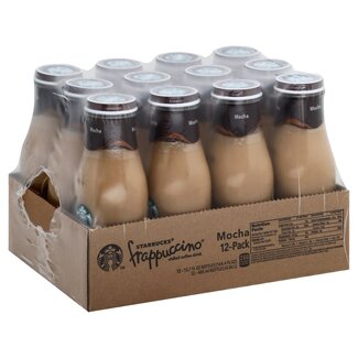Starbucks Starbucks Frappuccino Chilled Coffee Drink Mocha, 13.7 oz, 12 ct