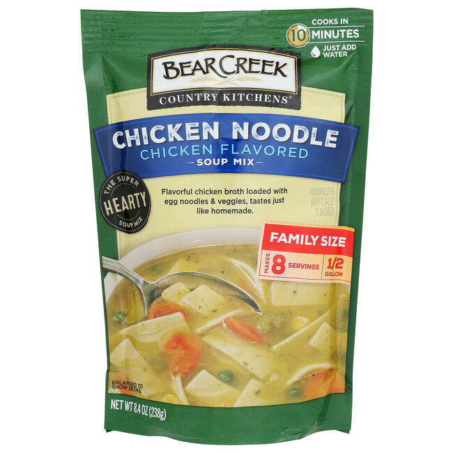 Bear Creek Soup Mix Chicken Noodle, 8.4 oz, 6 ct
