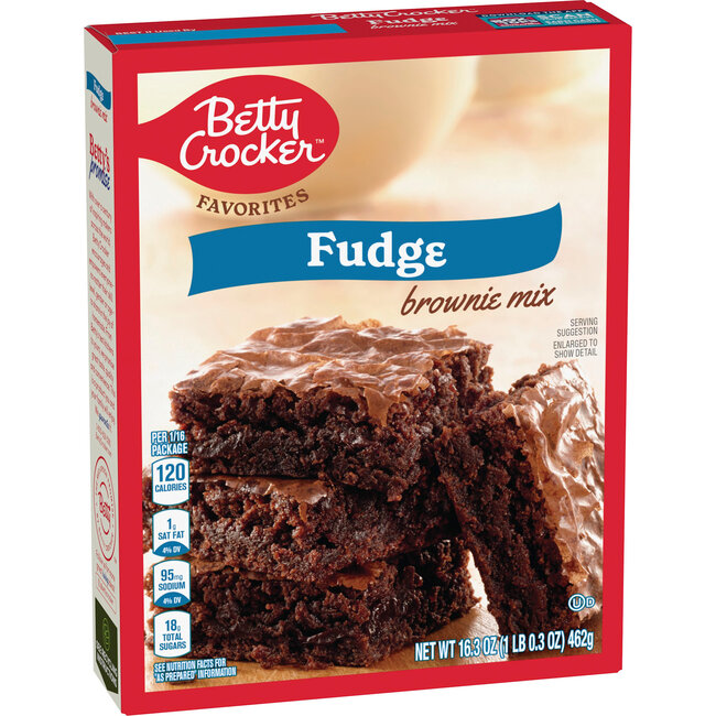 Betty Crocker Favourites Fudge Brownie Mix, 16.3 oz, 12 ct