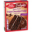Betty Crocker Super Moist Delights Triple Chocolate Fudge Cake Mix, 13.25 oz, 12 ct