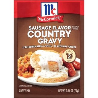 Mccormick McCormick Country Gravy Sausage Flavor, 2.64 oz