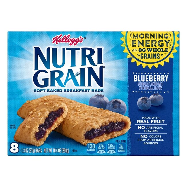 Nutri Grain Breakfast Bars Soft-baked Blueberry, 10.4 oz