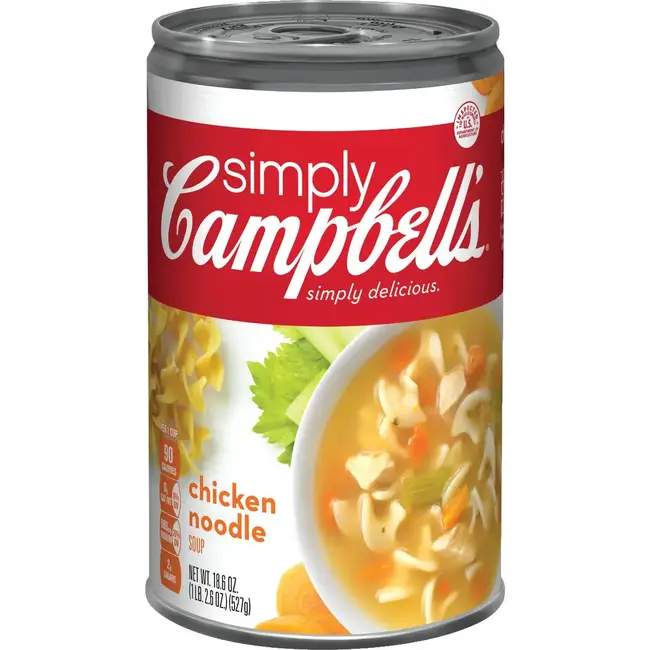 Campbell's Soup Simply Chicken Noodle, 18.6 oz