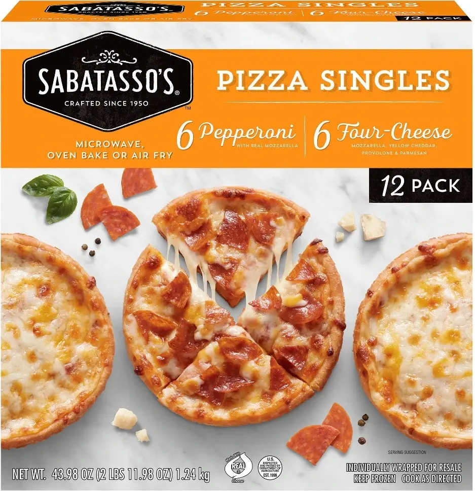 Sabatasso's Sabatasso's Thin Crust Variety Pizza, 5.4 oz, 12 ct