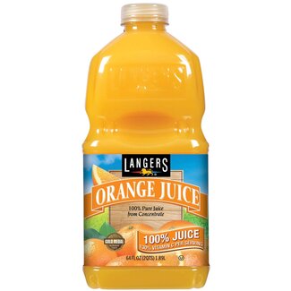 Langers Langers Orange Juice, 64 oz, 8 ct