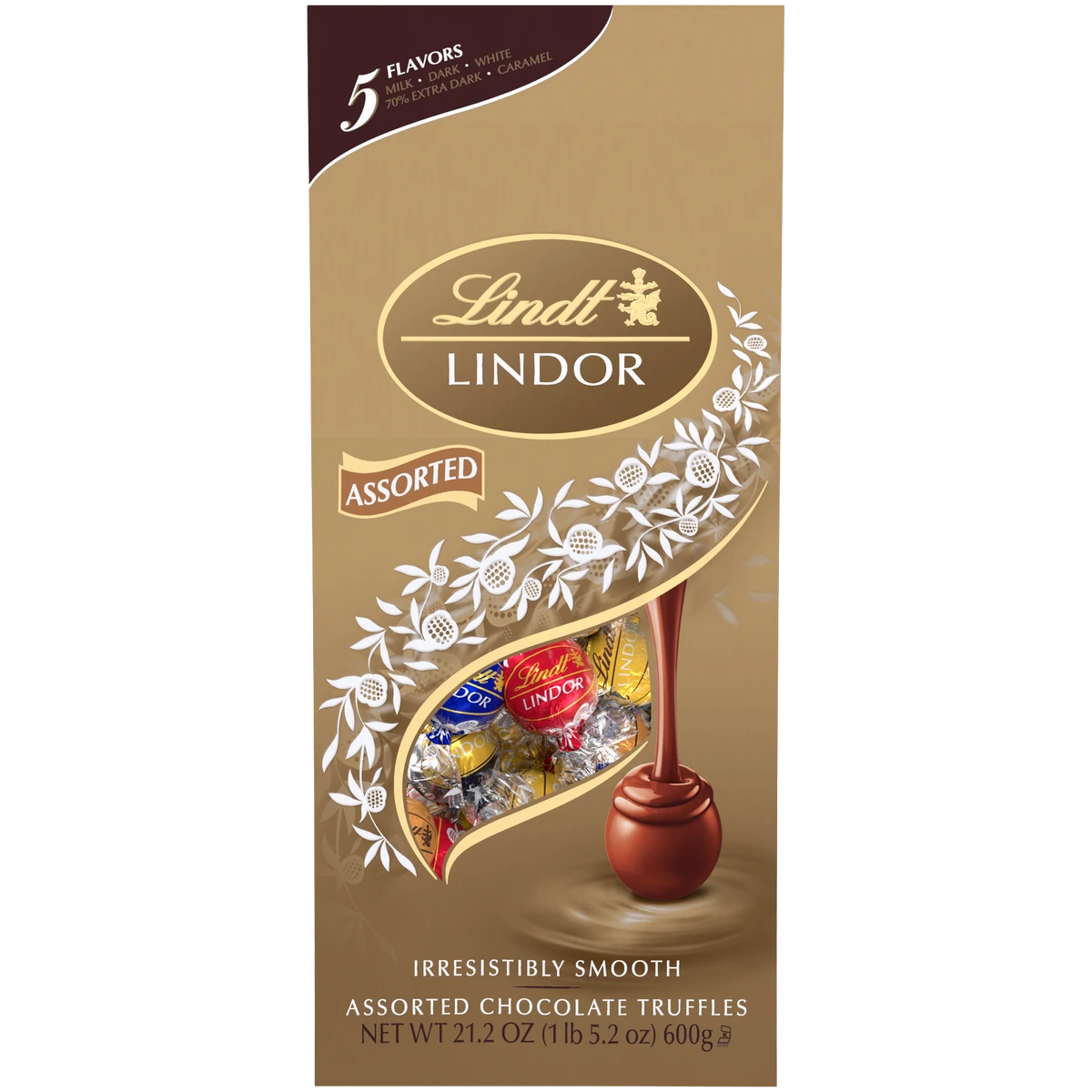 Lindt Lindt Lindor Chocolate Truffles Assorted Flavors, 21.2 oz