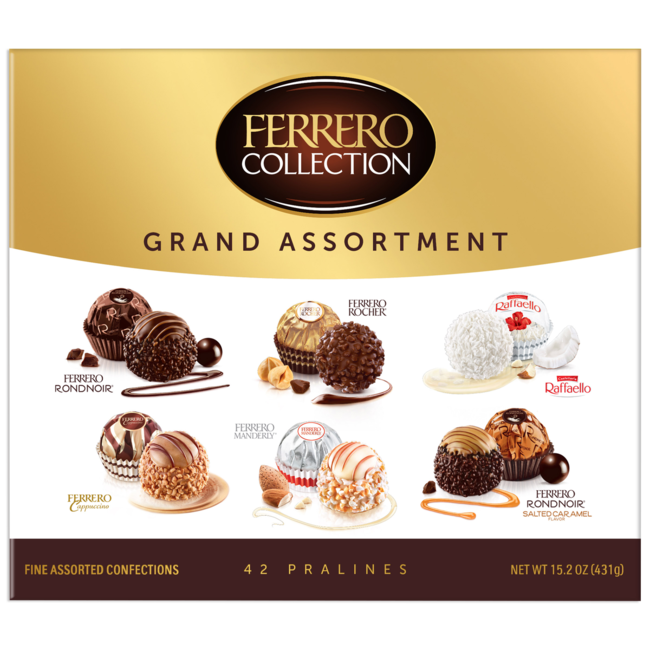 Ferrero Collection Grand Assortment Chocolates, 42 ct