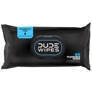 Dude Wipes Dude Wipes XL Flushable Wipes Fragrance Free + Moisturizing, 480 ct