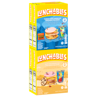 Lunchables Lunchables Cracker Stackers Ham and Turkey Variety Pack, 4 ct
