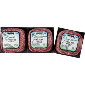Kirkland Signature Kirkland Signature Organic Ground Beef 85% Lean, 4 lb