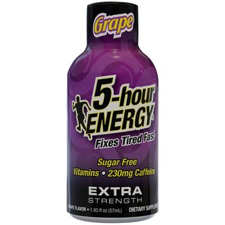 5-Hour 5-hour Energy Shot Extra Strength Grape, 1.93 oz, 24 ct