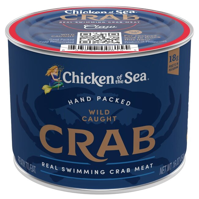 Chicken of The Sea Wild Caught Real Crab Claw Meat, 1 lb