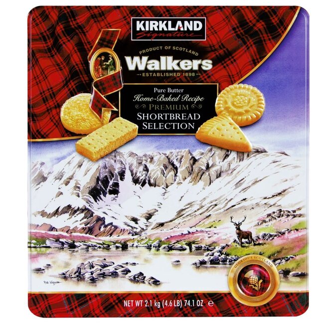 Kirkland Signature Walkers Shortbread Cookies, 74.1 oz