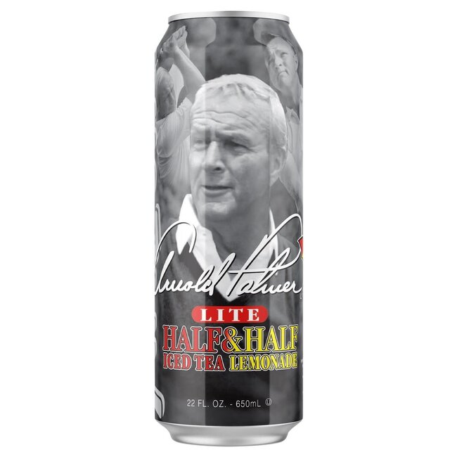 Arizona Arnold Palmer Lite Half & Half Iced Tea Lemonade, 22 oz, 12 ct
