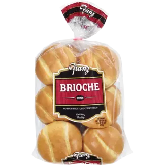 Franz Franz Brioche Hamburger Buns, 12 ct
