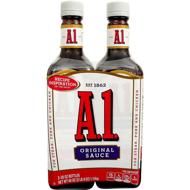 A-1 Steak Sauce, 20 oz, 2 ct