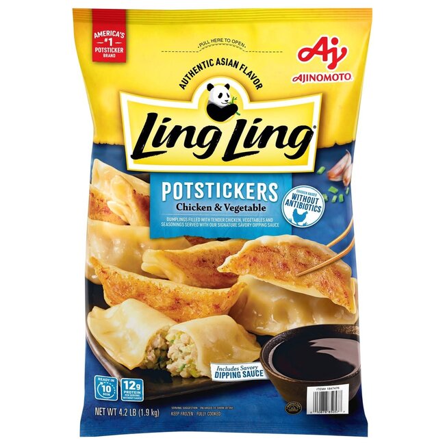Ling Ling Potstickers Chicken & Vegetable, 4.2 lb
