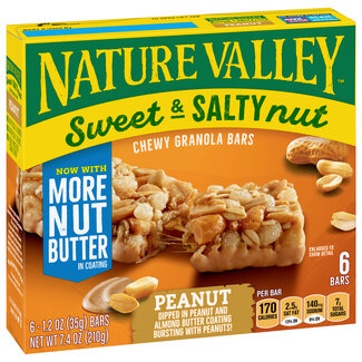 Nature Valley Nature Valley Sweet And Salty Peanut Granola Bars, 7.2 oz