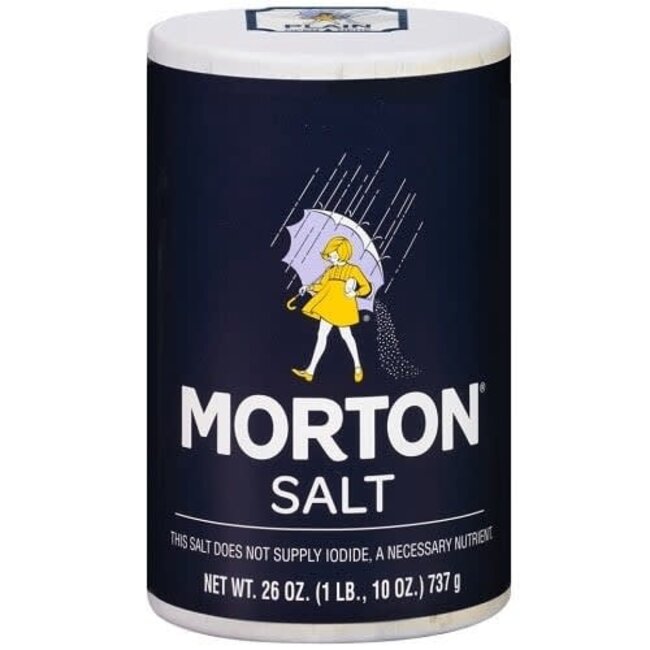 Morton Plain Salt, 26 oz
