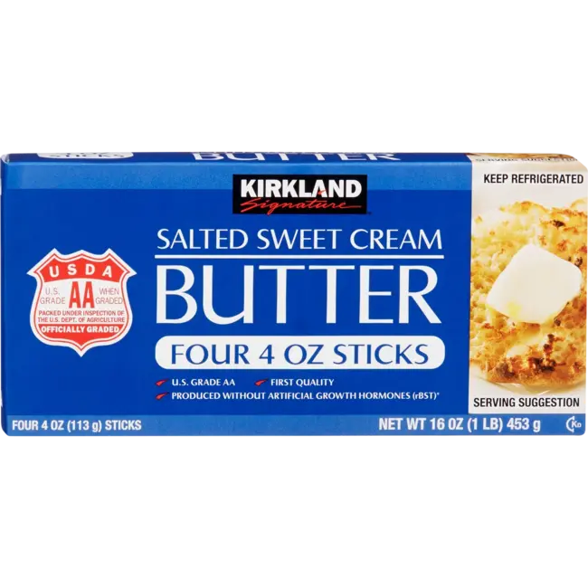 Kirkland Signature Salted Sweet Cream Butter, 1 lb