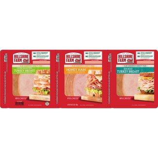 Hillshire Farm Hillshire Farm Lunchmeat Sliced Club Sandwich Variety Pack, 1 lb, 3 ct