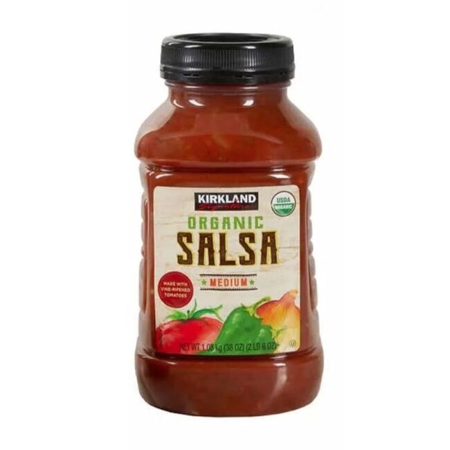 Kirkland Signature Organic Salsa Medium, 38 oz