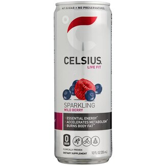 Celsius Celsius Energy Drink Sparkling Wild Berry, 12 oz, 24 ct